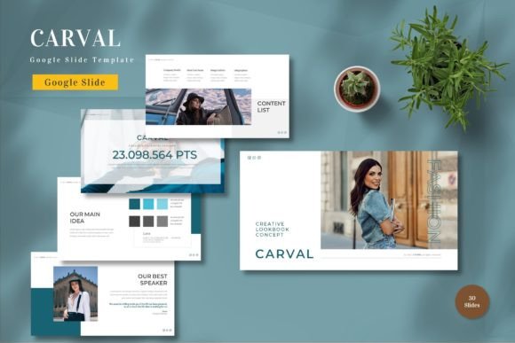 Carval Google Slide Template Guide