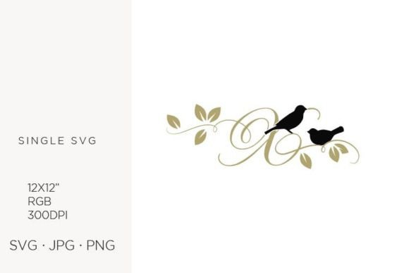 Elevating Visual Identity with Birds on a Branch and the Golden Letter X