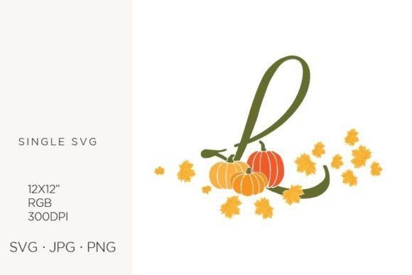 Integrating L Letter, Autumn, Leaves and Pumpkin Clipart into Professional Design Workflows