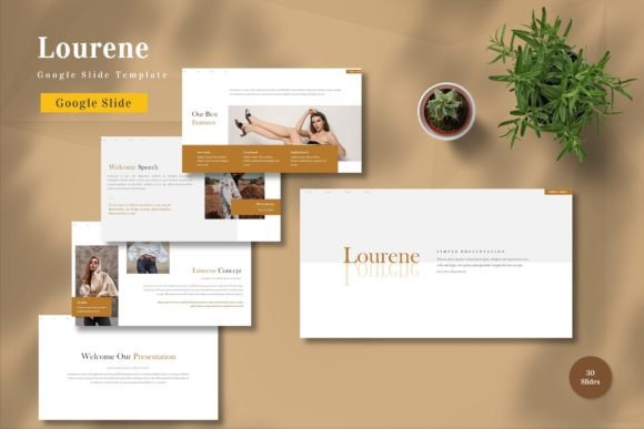 Lourene Google Slide Template Review