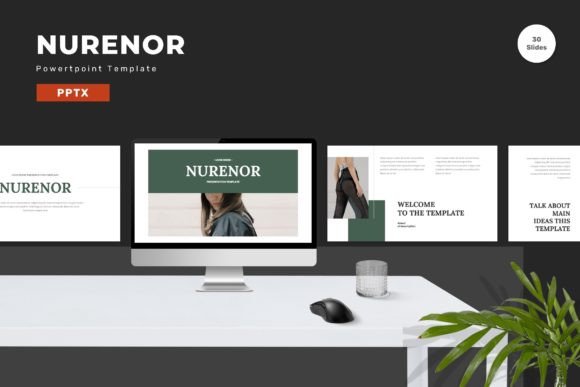 Mastering Modern Presentations with the Nurenor PowerPoint Template