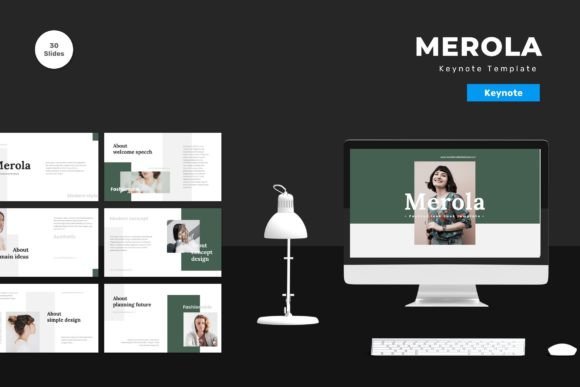 Merola - Keynote Template: Elevating Professional Presentations Through Design Efficiency