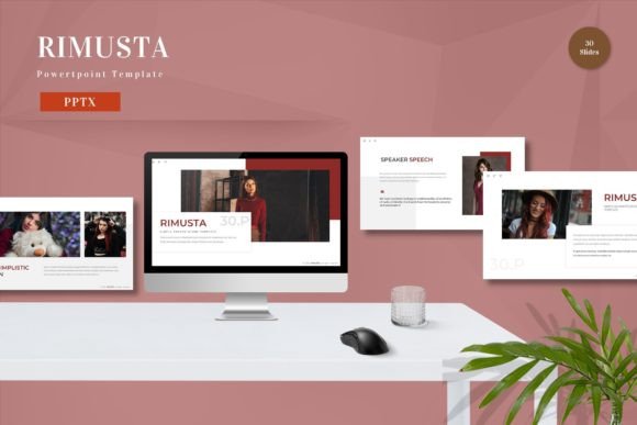 Rimusta - Powerpoint Template: Elevating Modern Presentations with Versatility and Ease