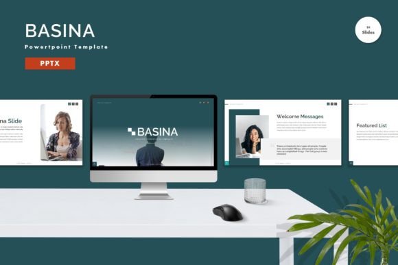 Strategic Communication with Basina - Powerpoint Template