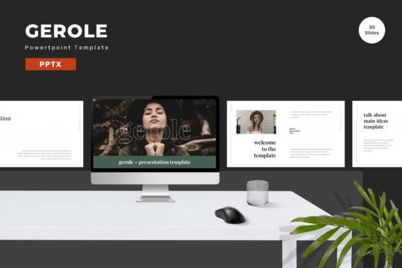 Strategic Communication with Gerole - Powerpoint Template