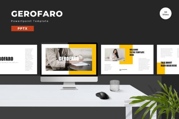 Streamline Your Presentations with Gerofaro - Powerpoint Template