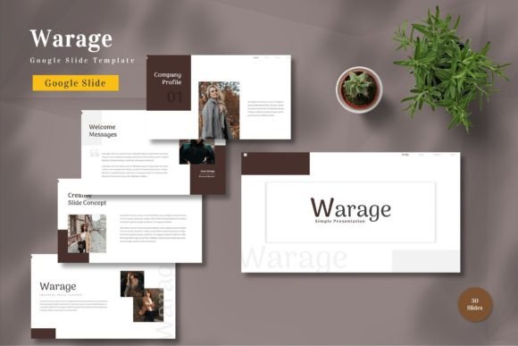 Warage Google Slide Template: A Visual Guide
